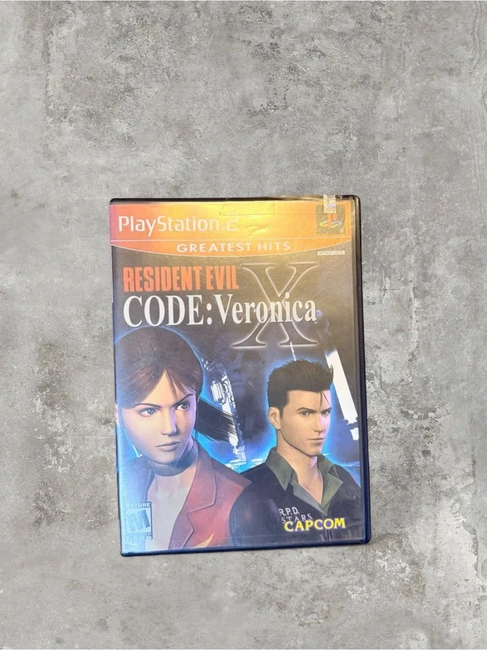 Sony PlayStation Resident Evil CODE: Veronica X – Blue Cover